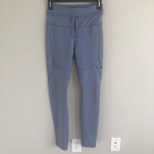 Nike Periwinkle High Rise Womens Athletic Tights